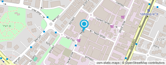 מפת הגעה אל י.נ. שחר אלומיניום