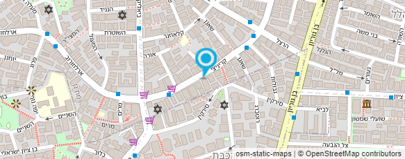 מפת הגעה אל מכון לבריאות העין