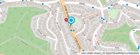 מפת הגעה אל ד"ר גספר רונן