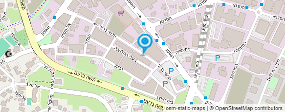 מפת הגעה אל "אוטומט ירושלים" בע"מ