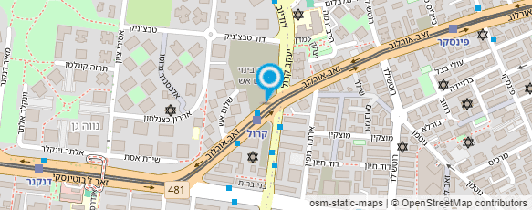 מפת הגעה אל דואר ישראל