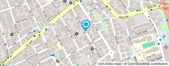 מפת הגעה אל מועדון גיל הזהב מחנה יהודה