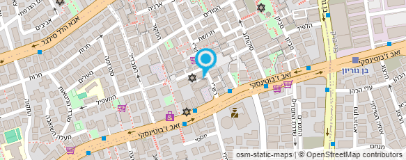 מפת הגעה אל המרכז החדש למוסיקה ר"ג