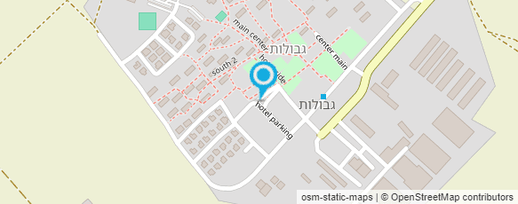 מפת הגעה אל אורחן המצפה