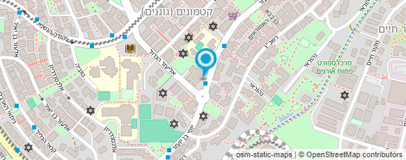 מפת הגעה אל מרכז יום לתשושי נפש