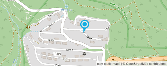 מפת הגעה אל משתלת נורית