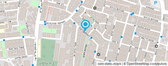 מפת הגעה אל דואר ישראל