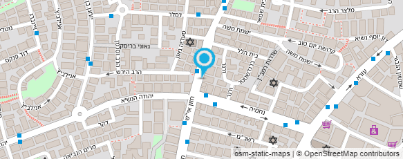 מפת הגעה אל דואר ישראל