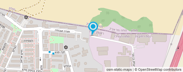 מפת הגעה אל מוסך עזר מפת הגעה אל מוסך עזר