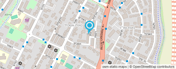 מפת הגעה אל מרכז שכונתי בית סלומון-נאות אשכול