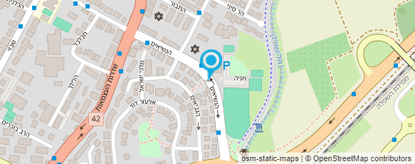 מפת הגעה אל מתנ"ס נאות שז"ר