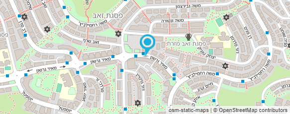 מפת הגעה אל מספרת איציק עיצובים 2000