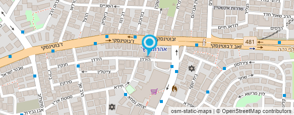 מפת הגעה אל יוסקוביץ ביח"ר לשקיות פלסטיק-ניילון PPHD