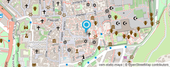 מפת הגעה אל בית האומן העברי