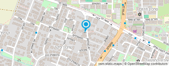 מפת הגעה אל זגגי צבי