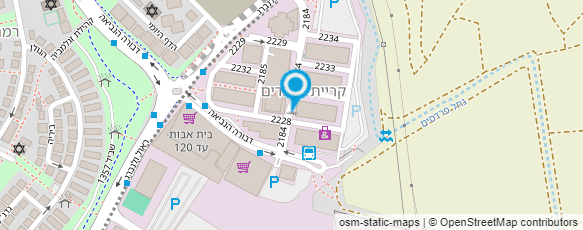 מפת הגעה אל דואר ישראל