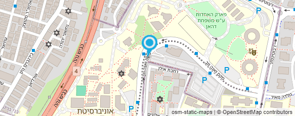 מפת הגעה אל דואר ישראל