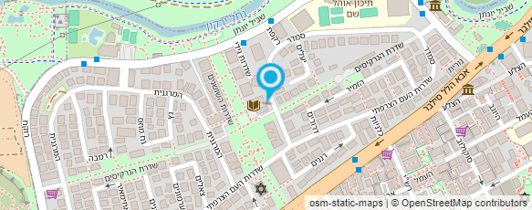 מפת הגעה אל ספרית גרומן