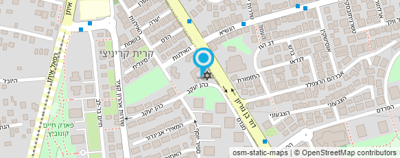 מפת הגעה אל ספרית קרית קריניצי