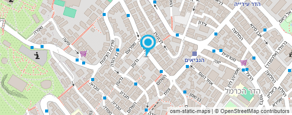 מפת הגעה אל חניון אוריון