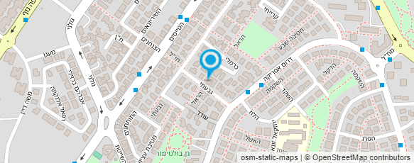 מפת הגעה אל גן - צבר