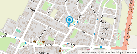 מפת הגעה אל טיפת חלב אבן יהודה