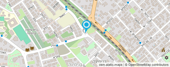 מפת הגעה אל ספריית בנימינה