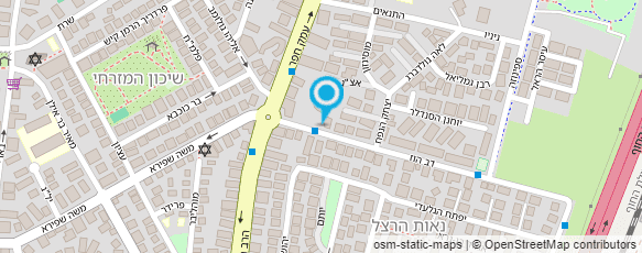 מפת הגעה אל מועדון חברתי לגימלאים