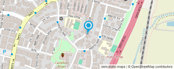 מפת הגעה אל מרכז קהילתי בית גנזבורג