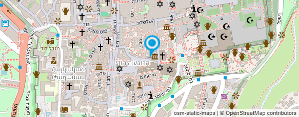 מפת הגעה אל הולי בייגל Holy Bagel