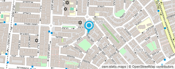 מפת הגעה אל ביה"ס אקדמי לסיעוד ע"ש אדית וולפסון