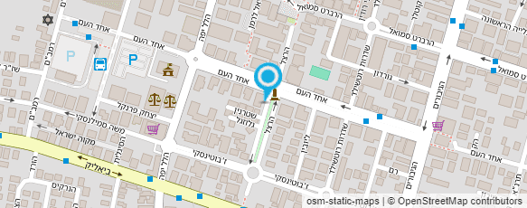 מפת הגעה אל גן לבנה שם טוב