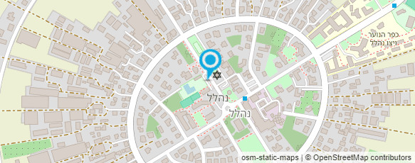 מפת הגעה אל מרכז מבקרים נהלל