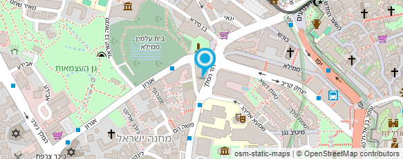 מפת הגעה אל אכסנית שער דוד בע"מ