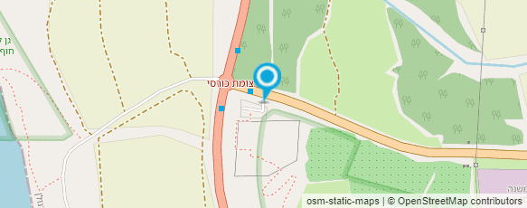 מפת הגעה אל גן לאומי כורסי