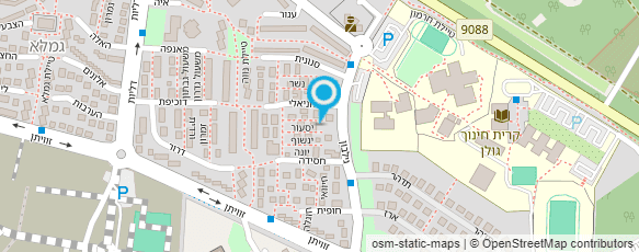 מפת הגעה אל בית צופית-משפ' אוזן