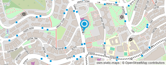 מפת הגעה אל ד"ר בנימין סורובסקי