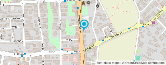 מפת הגעה אל לב השרון - אסרף