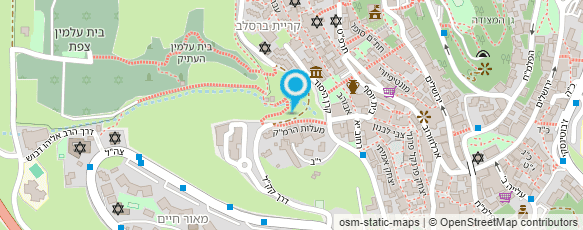 מפת הגעה אל ישיבת אור יקר צפת