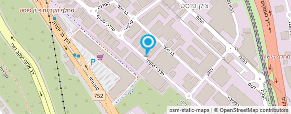 מפת הגעה אל ד. שירותי חימום ומיזוג