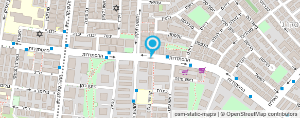 מפת הגעה אל סלע יהודית - שיטת אלכסנדר