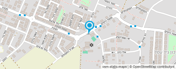 מפת הגעה אל מועדונית עמותת עמיחי