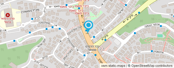 מפת הגעה אל מרכז לריקוד וחופש בתנועה מפת הגעה אל מרכז לריקוד וחופש בתנועה