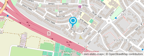 מפת הגעה אל מ.ד.ן - מאיר נבון