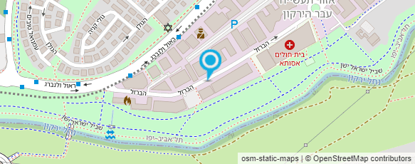 מפת הגעה אל המרכז הרפואי לבריאות הגבר