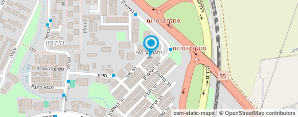 מפת הגעה אל אריאל בטיחות מכל הלב