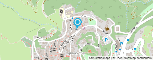 מפת הגעה אל גלגל קודש - תשמישי קדושה