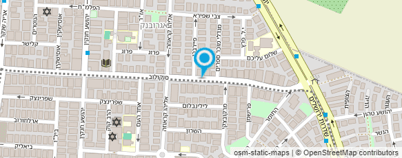 מפת הגעה אל מספרת שוקי ג'וזף