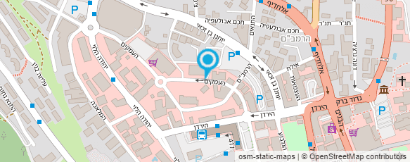 מפת הגעה אל עמוס חומרי בניין מפת הגעה אל עמוס חומרי בניין