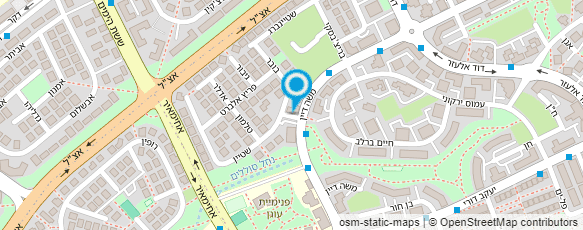 מפת הגעה אל מספרת שיער